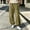 Army Green, variant on Women's Elastic Waist Jogger Pants, Loose Cuffed Design, Casual Daily Trousers for All Day Wear Navy S
