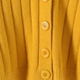 thumbnail image 4 of Erwazi Womens Cardigan Sweaters Button Down Cotton Jacket Coat Solid Casual Long Sleeve V-Neck Outerwear, 4 of 4