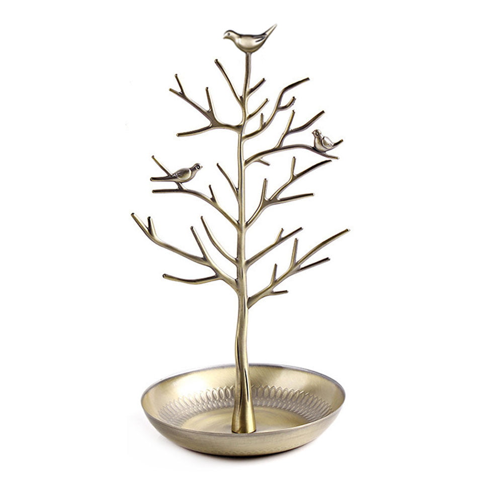 Bird Tree Stand Jewelry Earring Necklace Rack Holder Display jewelry holder 