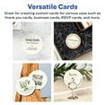 thumbnail image 3 of Avery Printable Business Cards, 2" Diameter, Ivory, 300ct, 3 of 8