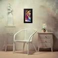 thumbnail image 4 of Goodrich, Chelsea 11x18 Black Modern Framed Museum Art Print Titled - Colorful Lion Portrait, 4 of 5