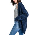 thumbnail image 2 of KOGMO Womens Casual Loose Fit Open Front High Low Chenille Sweater Cardigan, 2 of 5