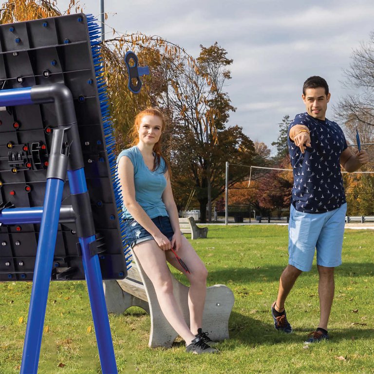 EastPoint Sports Ultimate Axe Throw Set with Foam Axes and Bristle
