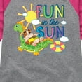 thumbnail image 3 of Paw Patrol - Rubble Fun In The Sun - Toddler & Youth Girls Raglan Graphic T-Shirt, 3 of 6