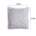 thumbnail image 3 of 1Pcs Shaggy Throw Pillow Covers, Long Faux Fur Decorative Pillows Shams, Square Pillow Cases, Cushion Cover for Bed Couch Soft Room Decor, 15.7inx15.7in, 3 of 9