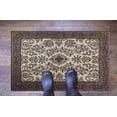 thumbnail image 6 of Brown Rugs, Floral Rugs, Floral Pattern Rugs, Antique Decor Rug, Turkish Rug, Gift For Her, Bathroom Rug, Wedding Rug, Entryway Rug, 2.6'x6.5' - 80x200 cm, 6 of 8