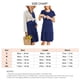 thumbnail image 2 of Vestido de lactancia de maternidad para mujer, aberturas de doble cara, manga corta, embarazo, lactancia, ropa de dormir, azul, M, 2 of 2