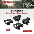 thumbnail image 4 of Yakima BigCatch Kayak Fishing Boat Saddles for Roof Racks and Trailers, Black, 4 of 12