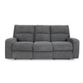 thumbnail image 2 of Bowery Hill Contemporary Fabric Power Sofa in Bizmark Gray, 2 of 3