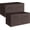 Brown, variant on Green Storage Cubes, 13x13 Storage Cube Bins with Handle, Cube Storage Organizer Bins for Shelves and Closet, Collapsible Storage Bins, 4-Pack