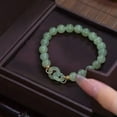 thumbnail image 3 of GKNET Summer Valentine's Day Gift Love Heart Jade Beads Charm Bracelet for Women G WY4-B, 3 of 9