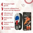 thumbnail image 2 of Corrective Foot Insoles, Arch Support Insole Non-Slip And Wear Resistant Foot Posture Correction Insole, 2 of 4