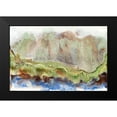 thumbnail image 2 of Ludwig, Alicia 14x11 Black Modern Framed Museum Art Print Titled - Cliffs of Dover I, 2 of 5