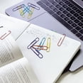 thumbnail image 6 of BAZIC Paper Clips 50mm Jumbo Large Size, Color Paper Clip Paperclips (100/Pack), 1-Pack, 6 of 7