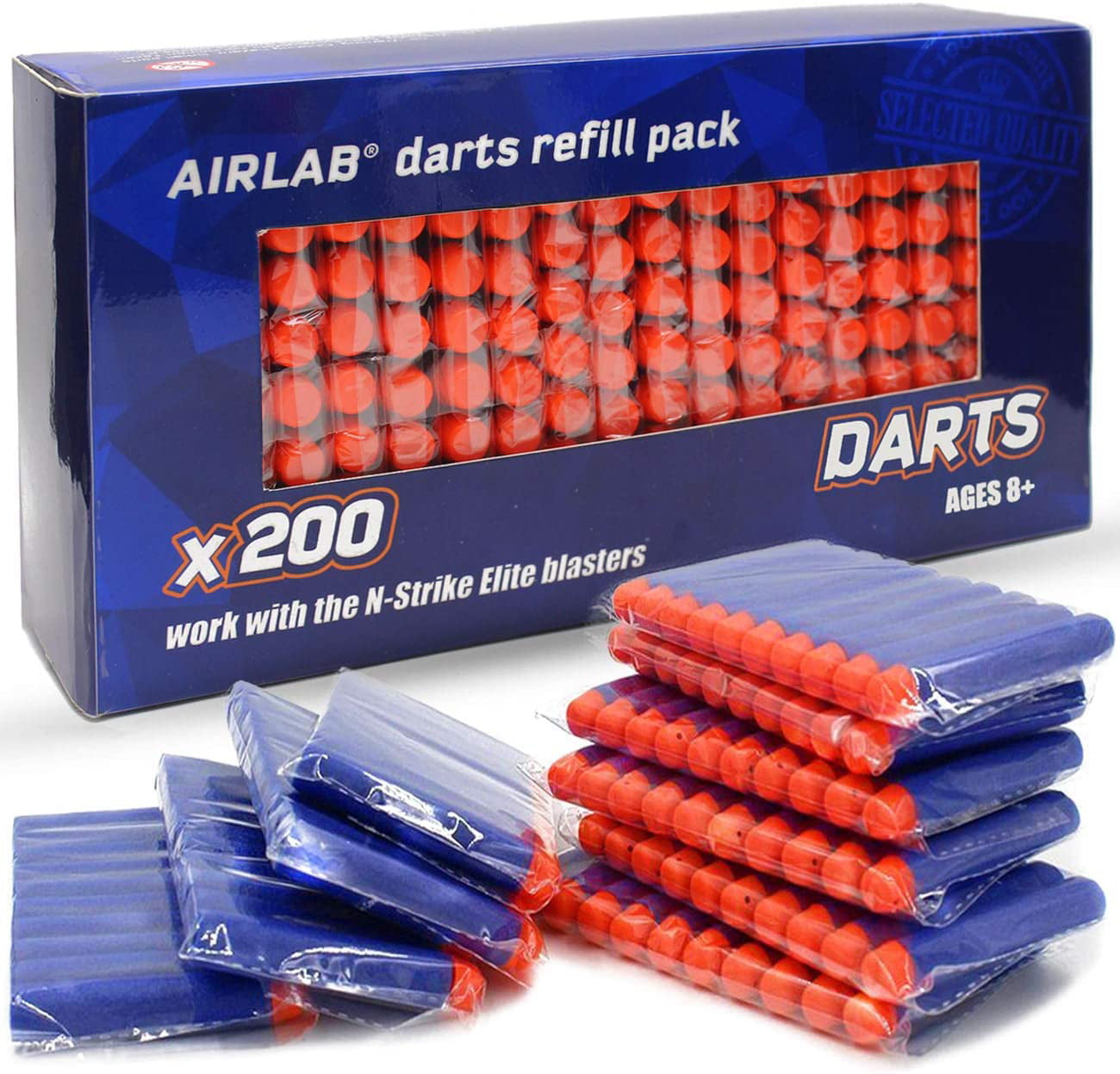 200-1000pc 7.2cm Refill Foam Darts for Nerf N-strike Elite Series Blaster Bullet 
