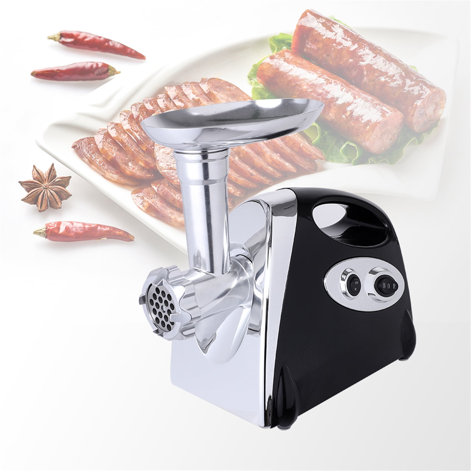 SUGIFT 1200W Electric Meat Grinder with Sausage Kit & 3 Grinder Plates,  Sausage Stuffer Maker