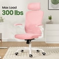 thumbnail image 6 of DECMAY Ergonomic Office Chair with Headrest, High Back Desk Chair with Lumbar Support & Flip-up Arms, 6 of 9