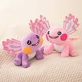thumbnail image 3 of 11" Axolotl Plush Toy Kawaii Plush Stuffed Animal Hexagonal Salamander Toy Doll Room Decoration Kids Birthday Christmas Gift, 3 of 10