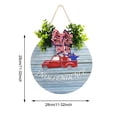 thumbnail image 3 of Welcome Independence Day Home Decoration Door Wall Decor Hanging Sign, 3 of 5