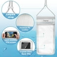 thumbnail image 6 of Waterproof Phone Case Pouch Dry Bag for iPhone 12 11 Pro Max & more Android, Up to 6.8" x 3.5", Silver, 6 of 10