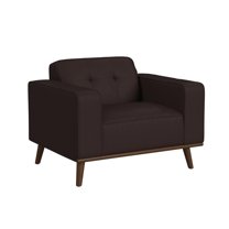 Picket House Furnishings Fate Chair with Wood Front in Pebble Brown