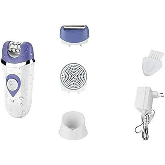 CNV   Epilator, Facial Hair Removal for Women, Shaver & Trimmer, Cordless, Rechareable, Wet & Dry