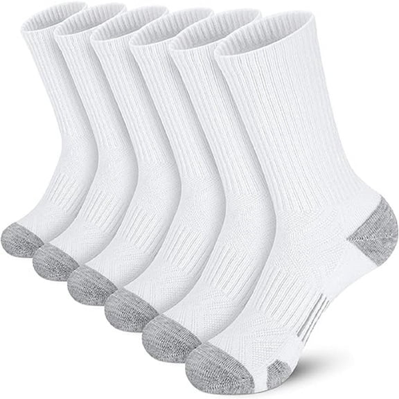 3 Pairs Compression Socks for Men, Arch Support Mens Sport Socks for Running, Athletic, Cycling