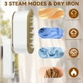 thumbnail image 3 of 1200w Travel Steamer For Clothes, Portable Handheld Steamer Iron，180° Swivel Handle，9s Fast Heating，Lcd Display For Home Dorm Travel Crease Remover For Clothes., 3 of 9