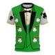 thumbnail image 1 of Xuyuer Women's Saint Patrick's Day Printed Round Neck Solid Color Short Sleeve Casual Loose Top, 1 of 8