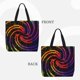 thumbnail image 2 of Easygdp A Bright Abstract Bolsa Tote para Mujer, Bolso de Hombro para Trabajo, Playa, Viajes, Compras y Supermercado, 2 of 7