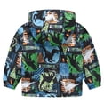 thumbnail image 5 of Wxirdiow Toddler Windbreaker Jacket Toddler Boys Hooded Windbreaker Jacket Kids Lightweight Zip Up Coat Casual Outerwear with Pockets Dark Blue Size,3-4 Years, 5 of 9