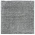 thumbnail image 3 of SAFAVIEH August Arvel Solid Plush Shag Area Rug, Grey, 6'7" x 6'7" Square, 3 of 10