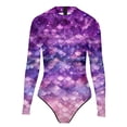 thumbnail image 4 of Kcolen Women's Swimsuit Tummy Control Push Up Training Sport Swimming Suit Loose Fit Swimdress Bathing Suit Color Block Training Swimwear for Women, 4 of 4