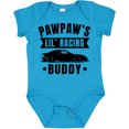 thumbnail image 3 of Inktastic Pawpaw's Lil' Racing Buddy with Car Silhouette Boys or Girls Baby Bodysuit, 3 of 5