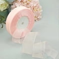 thumbnail image 1 of Satin Ribbon 50 Yards/ Roll 1 In Inch Gift Wrapping Bulk Sheer Organza Chiffon Ribbon(), 1 of 4