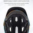 thumbnail image 3 of Moyic Casco de bicicleta para niños con protector solar Bicicletas Cascos Ciclismo Equipo de protección Gorras Sombrero Jóvenes Niños Cadenas y protecciones para puertas de seguridad Color amarillo, 3 of 6