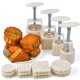 thumbnail image 1 of 16 unids/set flor Mooncake molde DIY mano presión Fondant Luna pastel galletas moldes Festival de medio otoño herramientas para hornear MFZFUKR 2029093, 1 of 9