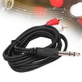 thumbnail image 4 of Cable Estéreo de Audio Adaptador, 1.5 m/4.9 Pies 6.35 mm A Cable de audio dual para conectar la interfaz de audio, 4 of 7