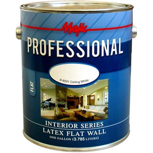 Yenkin Majestic 8 8520 1 1 Gal Black Flat Latex Wall Paint Walmart 
