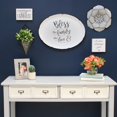 thumbnail image 2 of Stratton Home Decor Grey Metal Flower Wall Decor, 2 of 3
