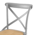 thumbnail image 4 of Side Dining Chair, Set of 2, Wood, Light Grey Gray, Modern Contemporary Urban Design, Kitchen Room Cafe Bistro Restaurant Hospitality, 4 of 8