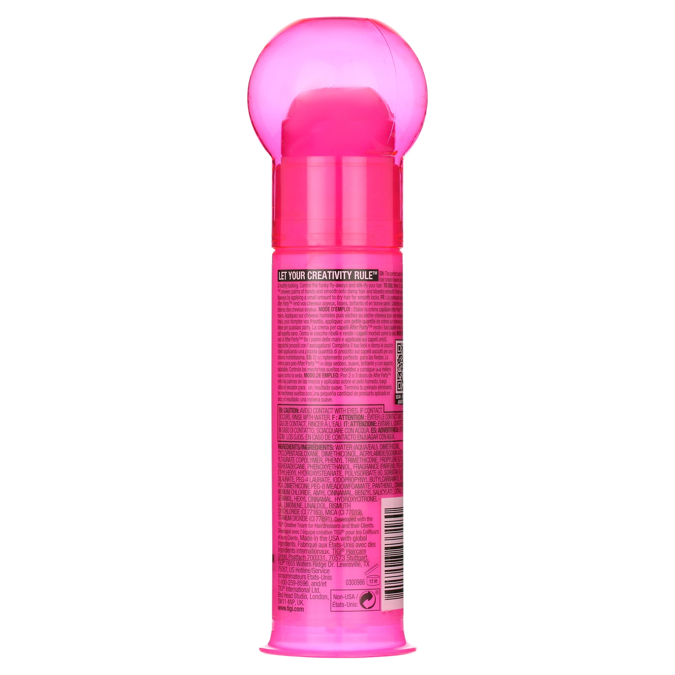 Tigi Bed Head After Party Smoothing Cream, 3.4 oz