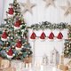 thumbnail image 4 of Adornos navideños colgantes con 26 letras para árbol de Navidad, personalizados, para hacer tú mismo., 4 of 5