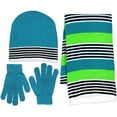 thumbnail image 1 of Girl's 3 Piece Knit Hat, Scarf & Gloves Set, 1 of 1