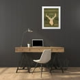 thumbnail image 3 of Wiens, James 26x32 White Modern Wood Framed Museum Art Print Titled - Lodge Signs IX Green, 3 of 4