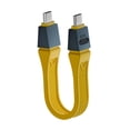 thumbnail image 3 of Cable USB 240W Cable USB C a USB C 13 cm Conexión USB Tipo C para Thunderbolts Amarillo, 3 of 9