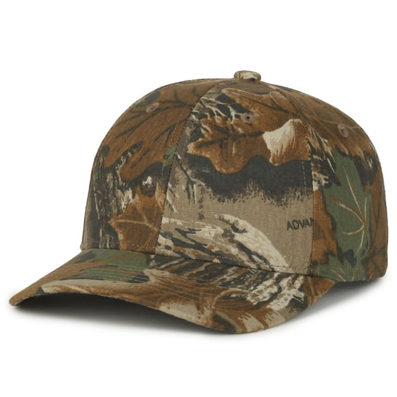 Realtree Advantage Camo Hat – Structured Hunting Cap, Pro Round Crown, Adjustable Snapback, Outdoor Style