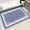 Dark Blue, variant on TECHVIDA Bathroom Rugs,Non-Slip Ultra Soft Bath Mat,Soft Absorbent Bathroom Rug,Machine Washable,(18"x26", Light Gray)