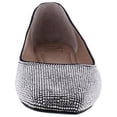 thumbnail image 3 of INC Womens Juney Rhinestone Square Toe Ballet Flats, 3 of 3