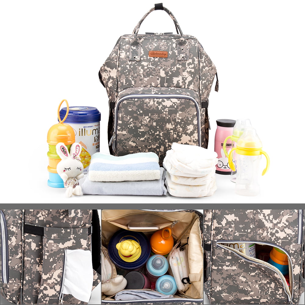 Backpack,Rucksack,Travel Baby Bag Mummy Bag Large Capacity Baby Changing Bag 